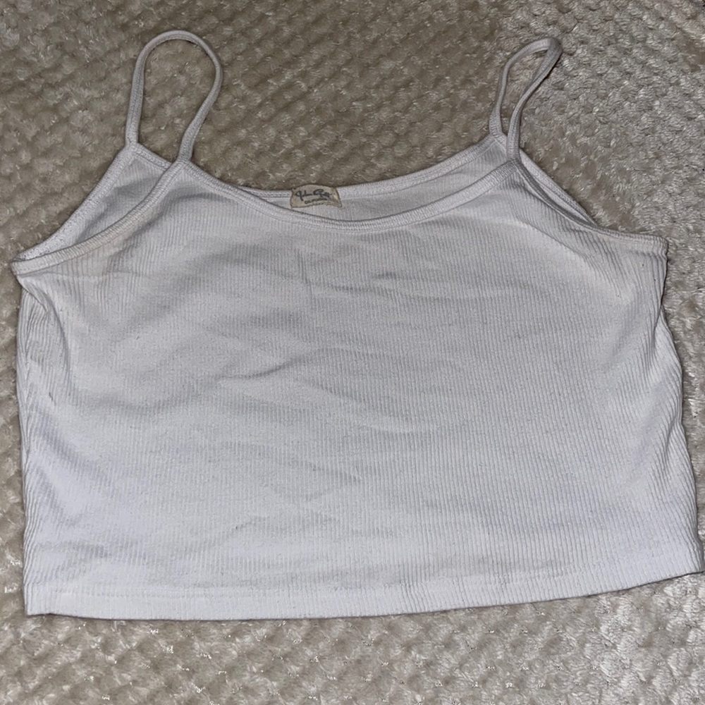 Brandy Melville/ John Galt White Crop Top